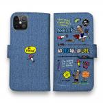 【手帳型】【釣りざんまい】釣りに行きませんか?_カラフルデニム風