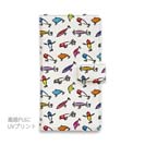 【手帳型】【釣りざんまい】ルアーコレクション_カラフルホワイト