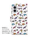 【手帳型】【釣りざんまい】ルアーコレクション_カラフルホワイト