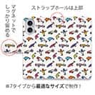 【手帳型】【釣りざんまい】ルアーコレクション_カラフルホワイト