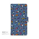 【手帳型】【釣りざんまい】ルアーコレクション_カラフルデニム風