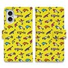 【手帳型】【釣りざんまい】ルアーコレクション_カラフルイエロー