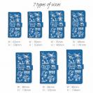 【手帳型】【釣りざんまい】魚釣りに出かけよう!_ブルー