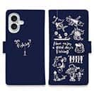 【手帳型】【釣りざんまい】魚釣りに出かけよう!_ネイビー