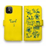 【手帳型】【釣りざんまい】魚釣りに出かけよう!_イエロー