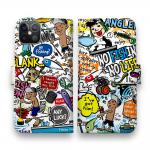 【手帳型】【釣りざんまい】爆釣アーティスティック_ホワイト