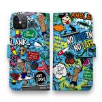 【手帳型】【釣りざんまい】爆釣アーティスティック_スカイブルー