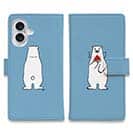 【手帳型】シロクマとスイカ(wakat)