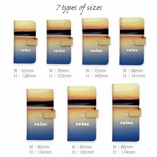 【手帳型】【reins】バスのイラスト&ロゴ