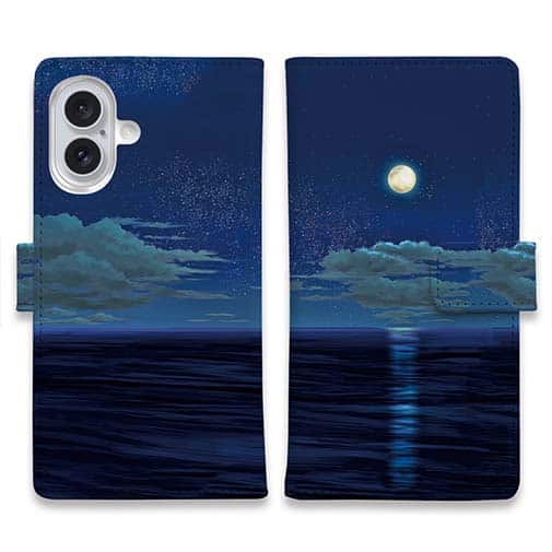 送関込【Harper & Blake】UK発!手帳型スマホケース Star/星月空 iPhone 11 スマホケース 手帳型ケース 星柄 スター イニシャル