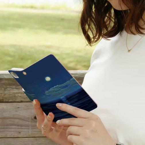 【手帳型】月明かりの道