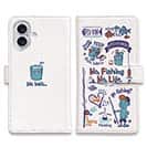 【手帳型】【釣りざんまい】釣りが好きなんです_レトロ