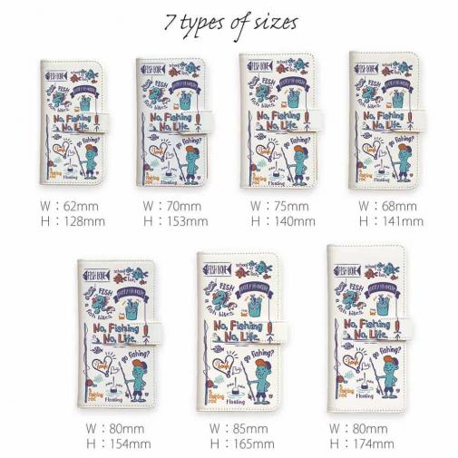 【手帳型】【釣りざんまい】釣りが好きなんです_レトロ