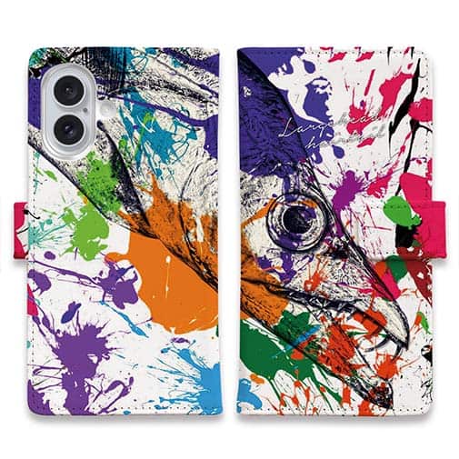 【手帳型】海のギャング・タチウオ ペンキペイント