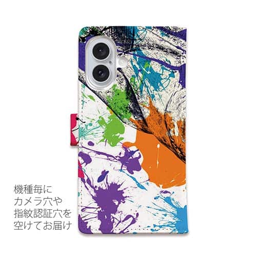 【手帳型】海のギャング・タチウオ ペンキペイント