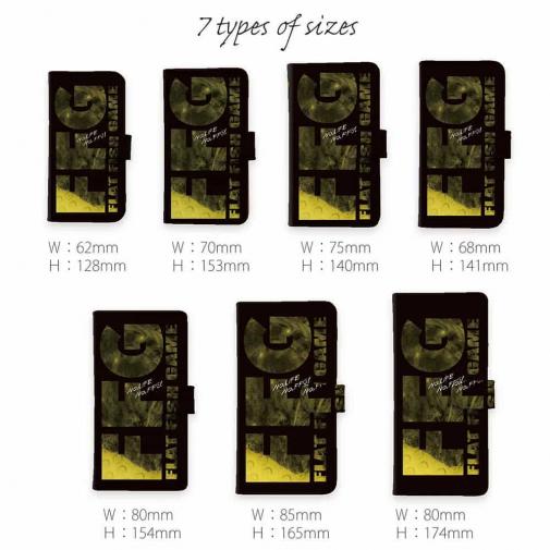 【手帳型】【FISH MAN】FFG!フラットフィッシュゲーム好きのあなたへオススメ!