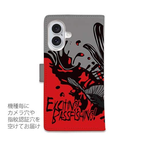 【手帳型】【FISH MAN】エキサイティングバスフィッシング!