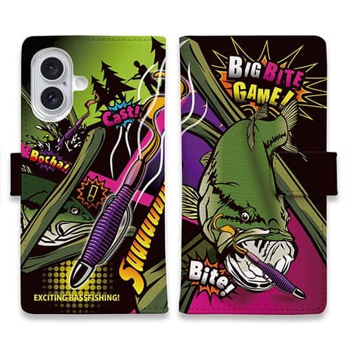 【手帳型】【FISH MAN】ビッグバイトゲーム!