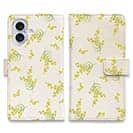 【手帳型】ミモザ（ホワイト）