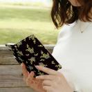 【手帳型】ミモザ（ブラック）