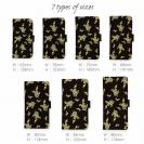 【手帳型】ミモザ（ブラック）