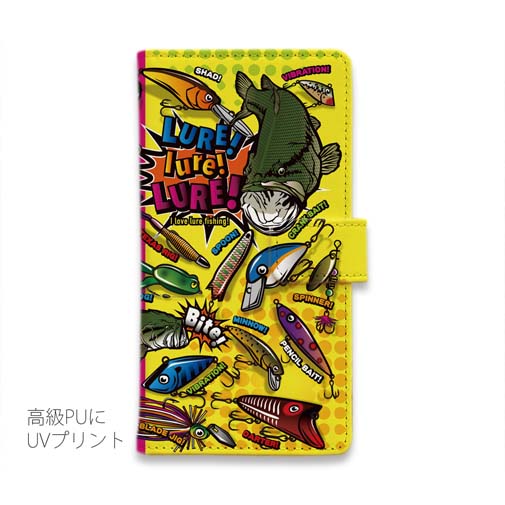 【手帳型】【FISH MAN】LURE! lure! LURE! カラーVer.