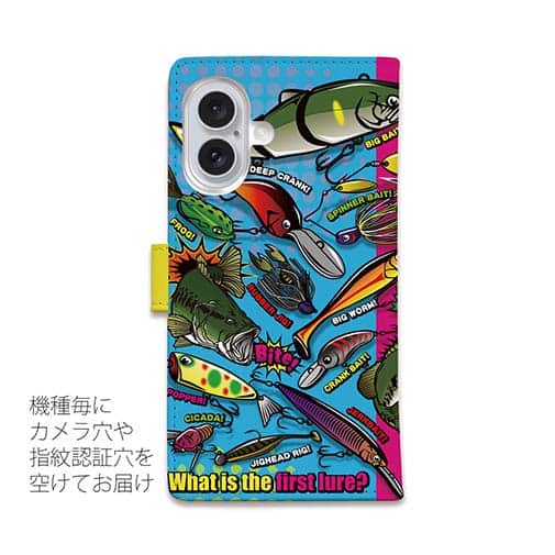 【手帳型】【FISH MAN】LURE! lure! LURE! カラーVer.