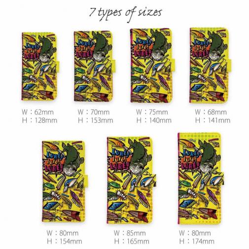 【手帳型】【FISH MAN】LURE! lure! LURE! カラーVer.