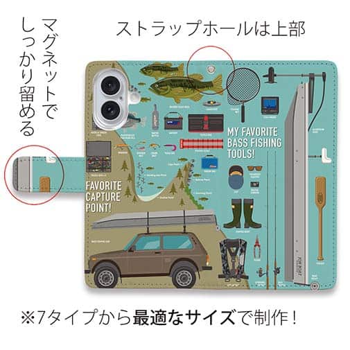 【手帳型】【FISH MAN】My Favorite BassFishing Tools!