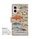 【手帳型】【FISH MAN】FISHING PARADAISE OKINAWA! ブラウン