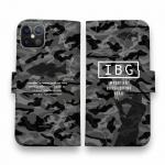 【手帳型】【FISH MAN】IBG バスフィッシングに大事な装備　グレー