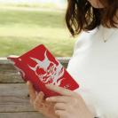 【手帳型】鬼掛　般若バージョン・レッド