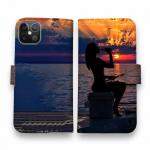 【手帳型】夕マズメの釣りガール