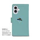 【手帳型】【釣りざんまい】釣りを楽しむ少年_ミント