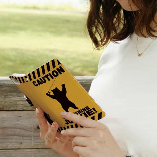 【手帳型】【FISH MAN】CAUTION LURE FISHING JUNKIE!