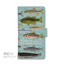 【手帳型】【FISH MAN】フィッシングパラダイス「フレッシュウォーター編」ブルー