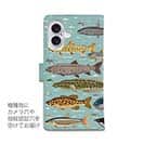 【手帳型】【FISH MAN】フィッシングパラダイス「フレッシュウォーター編」ブルー