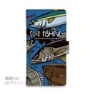 【手帳型】【FISH MAN】SURF FISHING Color! ブルー