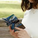 【手帳型】【FISH MAN】SURF FISHING Color! ブルー