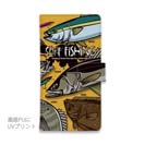 【手帳型】【FISH MAN】SURF FISHING Color! オレンジ