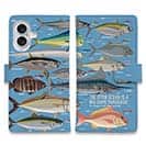 【手帳型】【FISH MAN】BIG GAME PARADAISE! ブルー