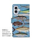 【手帳型】【FISH MAN】BIG GAME PARADAISE! ブルー