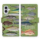 【手帳型】【FISH MAN】BIG GAME PARADAISE! グリーン