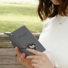 【手帳型】イヤイヤ柴犬【黒柴】(wakat)