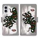 【彫姫】【手帳型】オロチ　和彫りデザイン