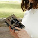 【彫姫】【手帳型】秦の始皇帝　和彫りデザイン