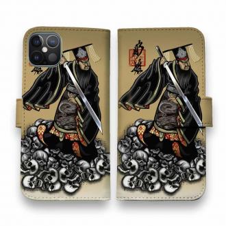 【彫姫】【手帳型】秦の始皇帝　和彫りデザイン