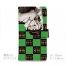 【ROMI HIME】【手帳型】ブロック・チェック(市松模様)　グリーン