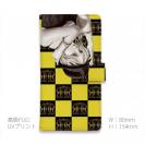 【ROMI HIME】【手帳型】ブロック・チェック(市松模様)　イエロー