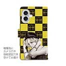 【ROMI HIME】【手帳型】ブロック・チェック(市松模様)　イエロー